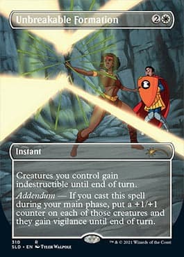 Unbreakable Formation (Borderless) [Secret Lair Drop Series] Foil