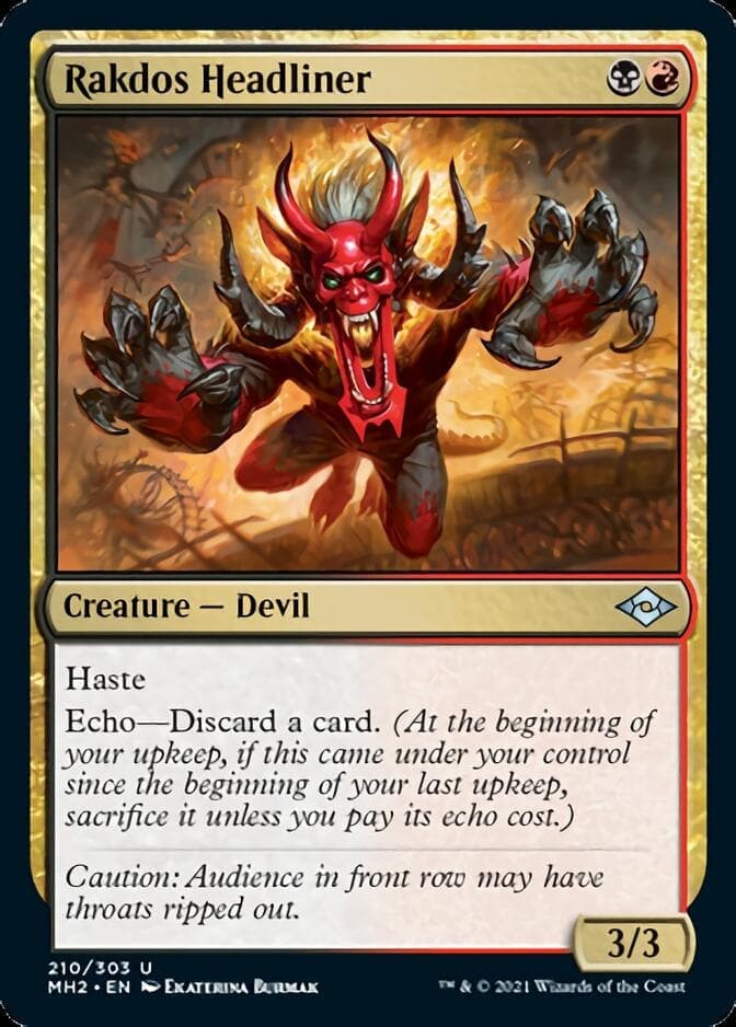 Rakdos Headliner [Modern Horizons 2] Foil