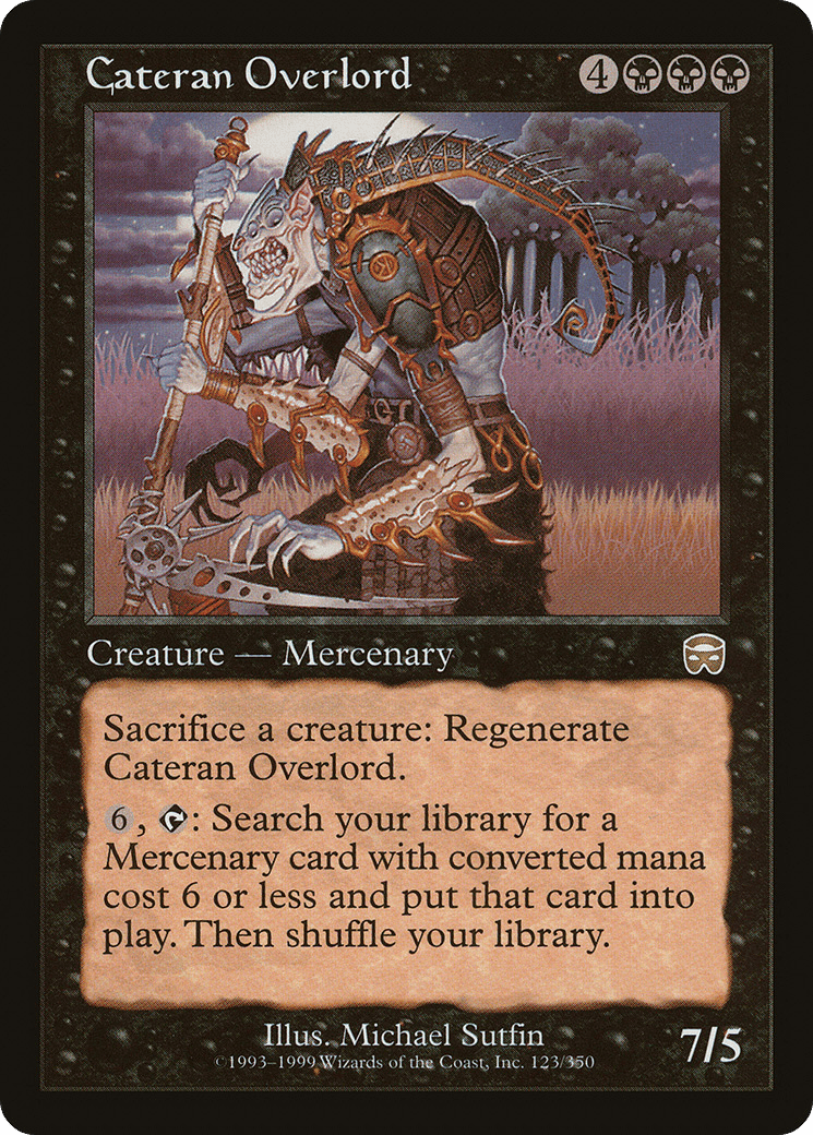 Cateran Overlord [Mercadian Masques] Foil
