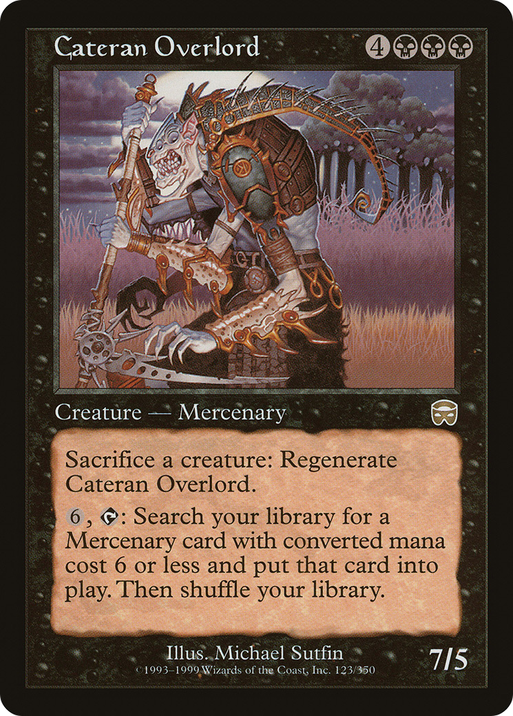 Cateran Overlord [Mercadian Masques] Foil