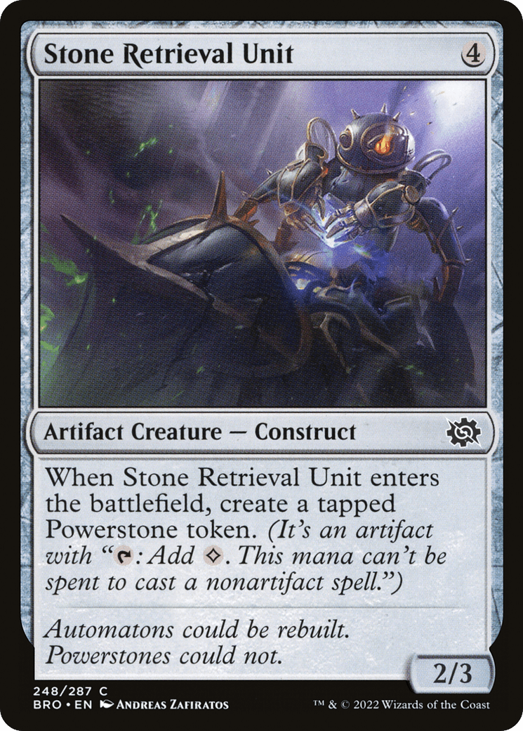 Stone Retrieval Unit [The Brothers' War] Foil