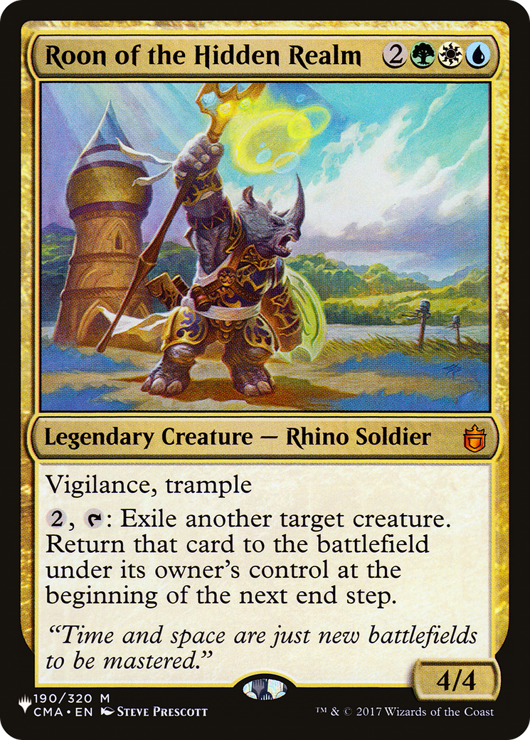 Roon of the Hidden Realm |  (CMA-190) [The List]