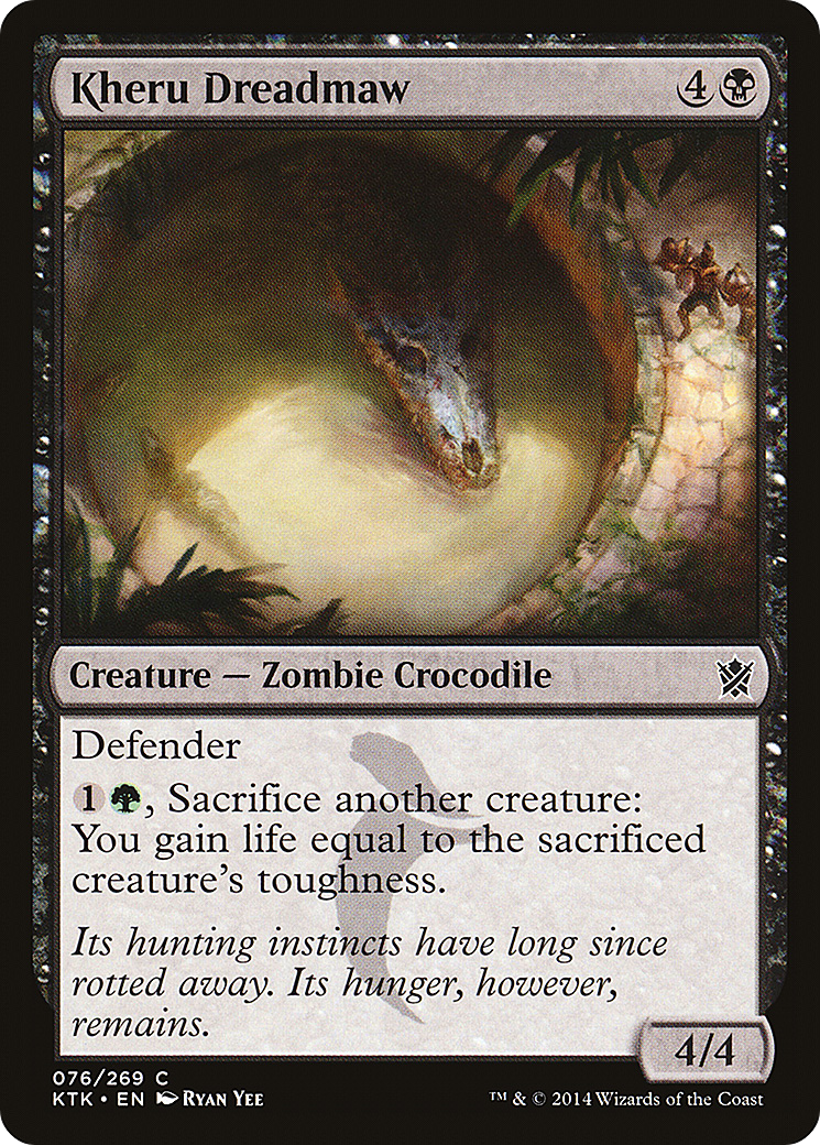 Kheru Dreadmaw [Khans of Tarkir] Foil