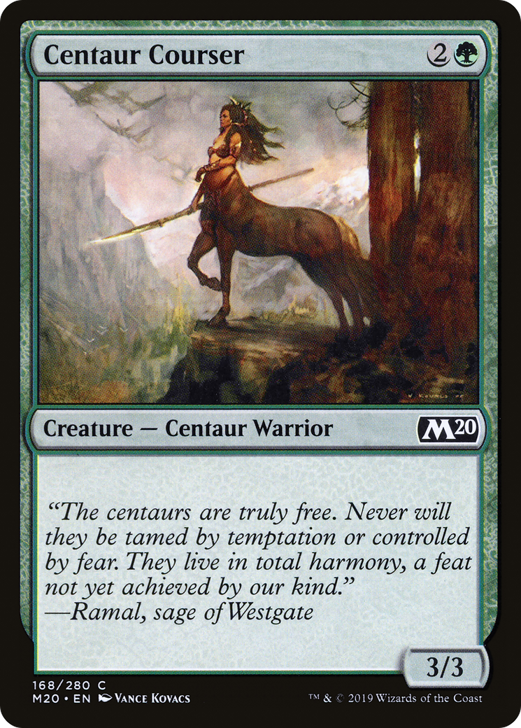 Centaur Courser [Core Set 2020] Foil