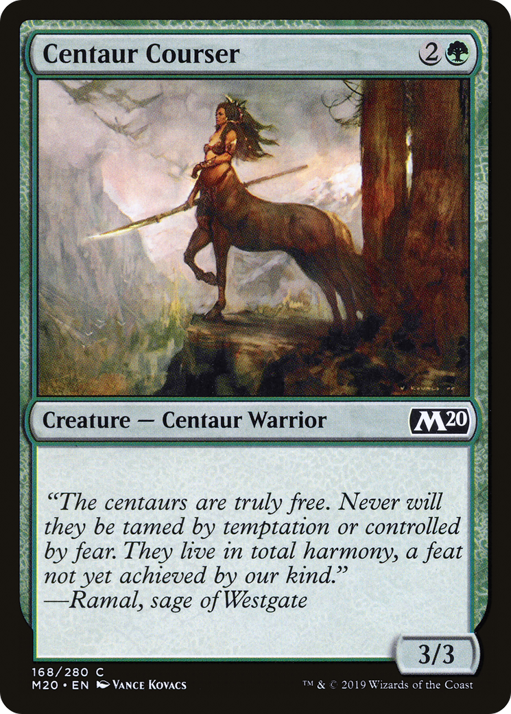 Centaur Courser [Core Set 2020] Foil