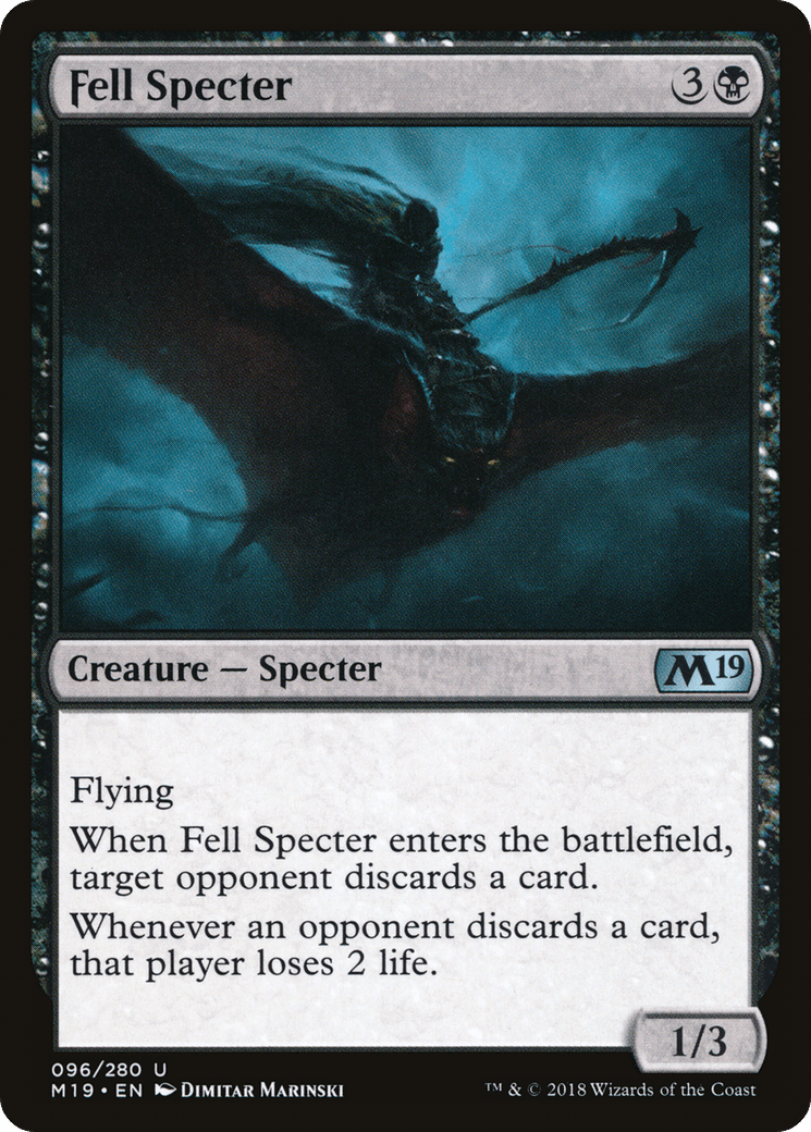 Fell Specter [Core Set 2019] Foil