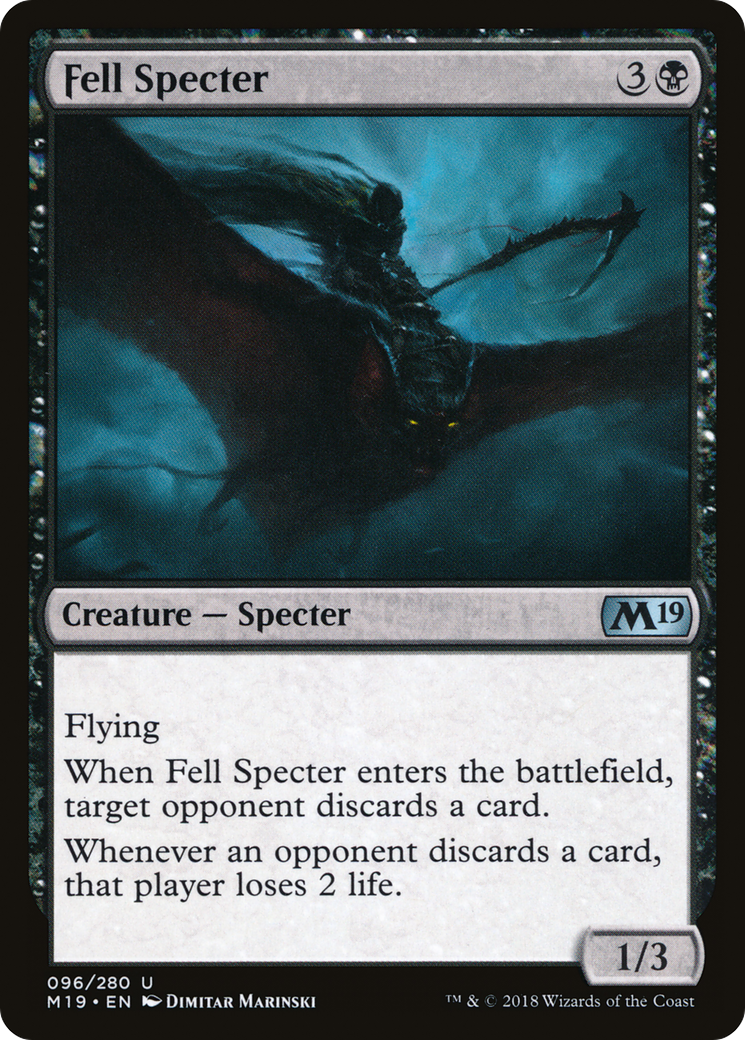 Fell Specter [Core Set 2019] Foil