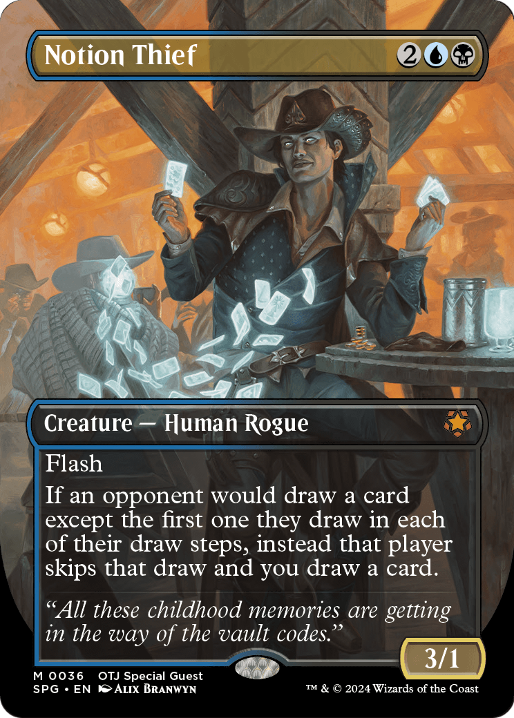 Notion Thief (Borderless) [Outlaws of Thunder Junction Special Guests] Foil