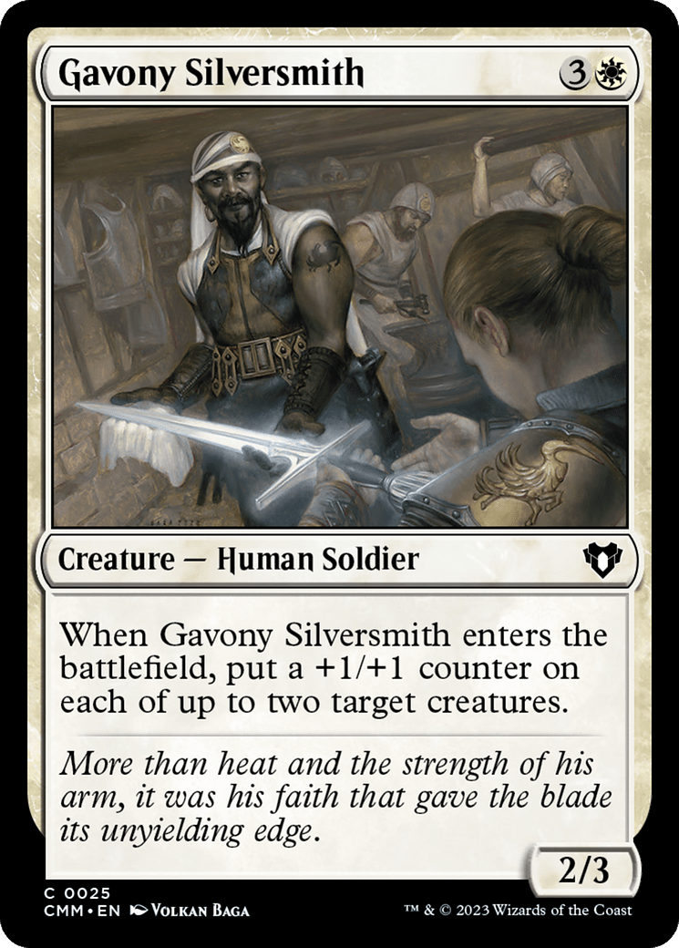 Gavony Silversmith [Commander Masters] Foil