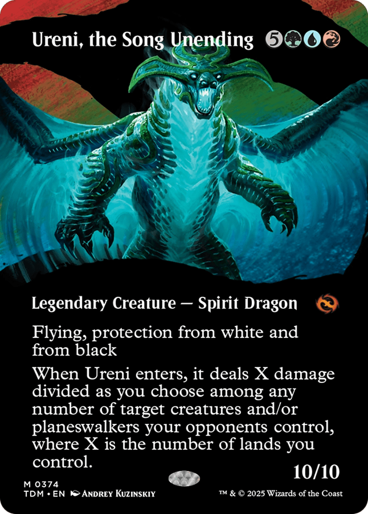 Ureni, the Song Unending (Borderless) (374) [Tarkir: Dragonstorm]  Foil