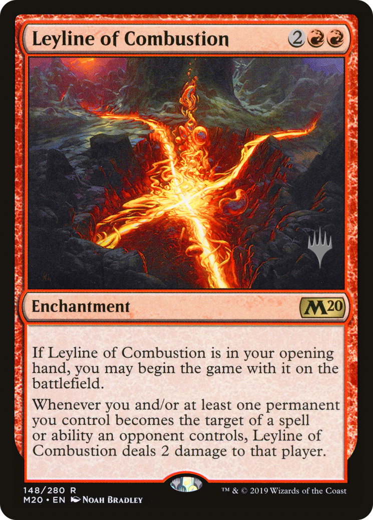 Leyline of Combustion (Promo Pack) [Core Set 2020 Promos] Foil