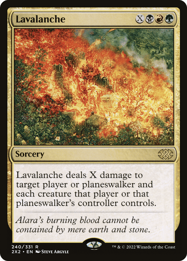 Lavalanche [Double Masters 2022] Foil