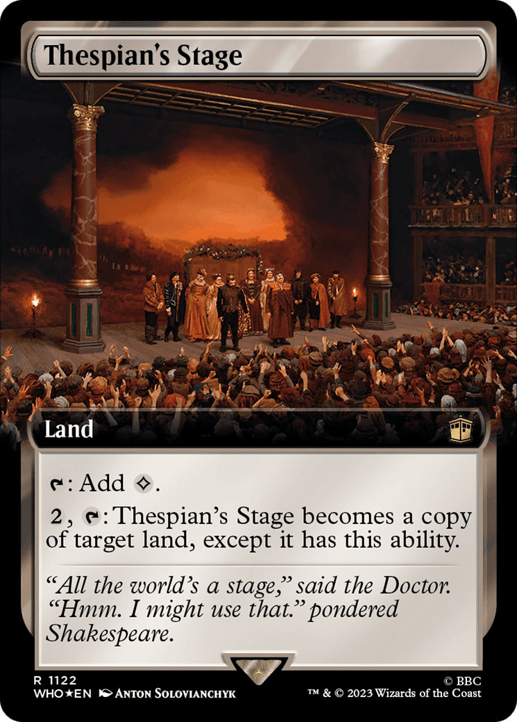 Thespian's Stage (Extended Art) (Surge Foil) [Doctor Who]