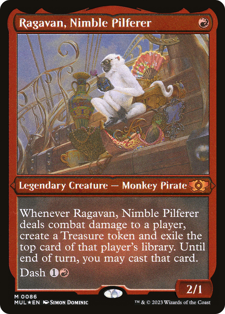 Ragavan, Nimble Pilferer (Foil Etched) |  Foil (086) [Multiverse Legends]