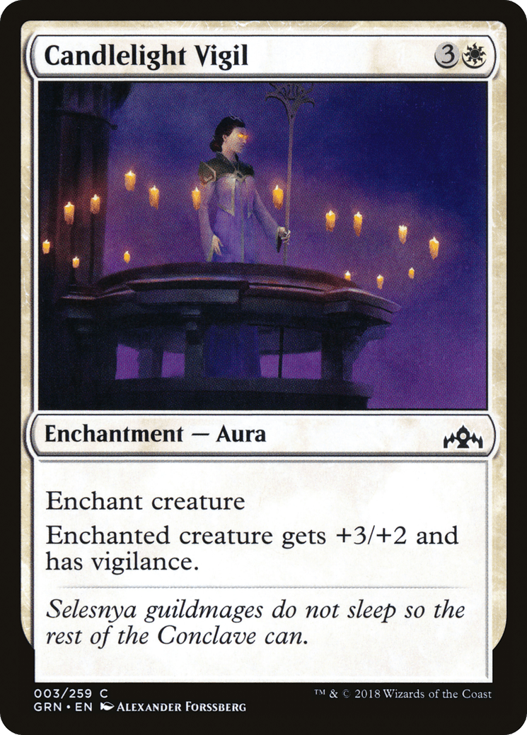 Candlelight Vigil [Guilds of Ravnica] Foil