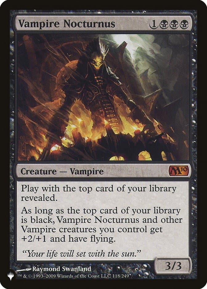 Vampire Nocturnus |  (M10-118) [The List]