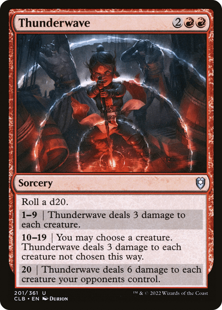 Thunderwave [Commander Legends: Battle for Baldur's Gate] Foil