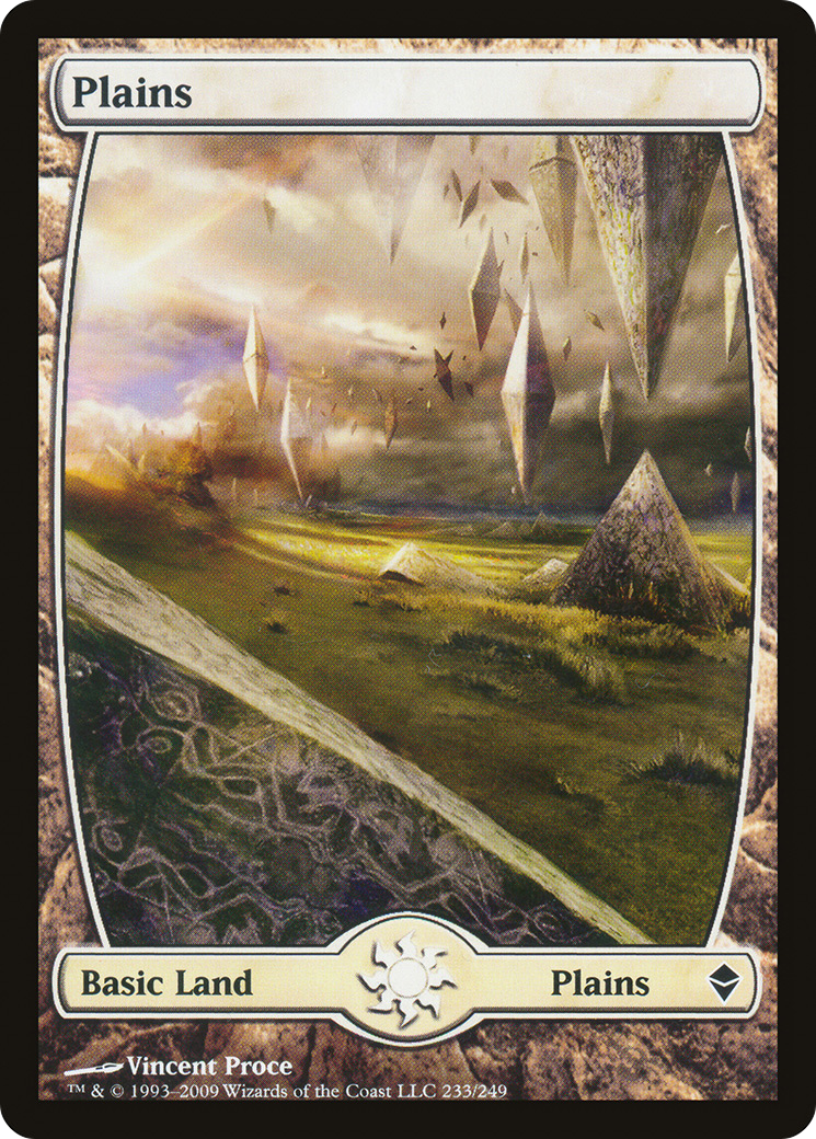 Plains (233) [Zendikar] Foil