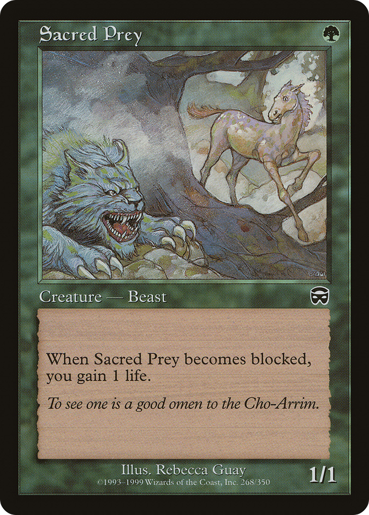 Sacred Prey [Mercadian Masques] Foil