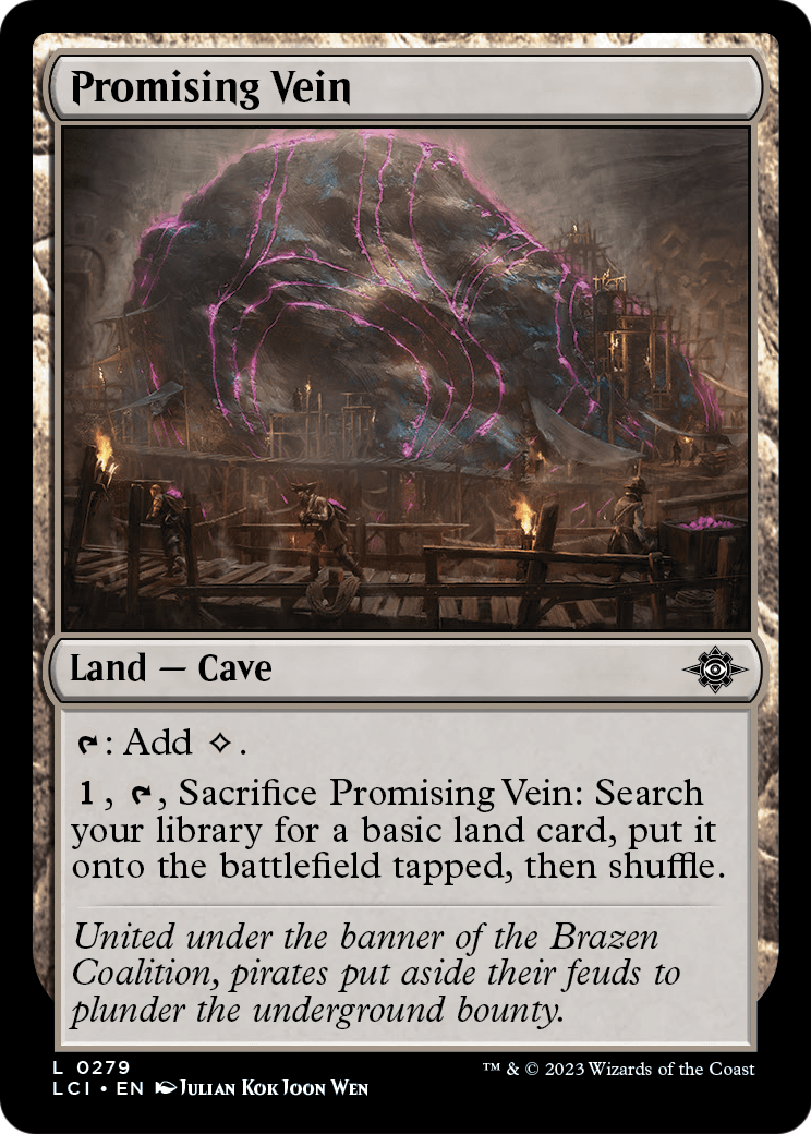 Promising Vein [The Lost Caverns of Ixalan] Foil