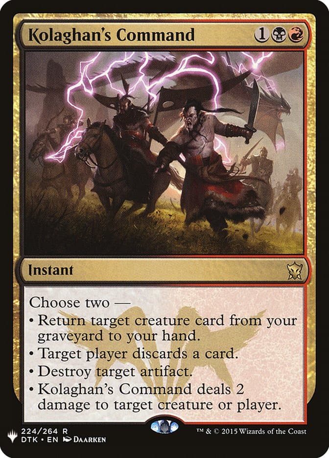 Kolaghan's Command |  (DTK-224) [The List]