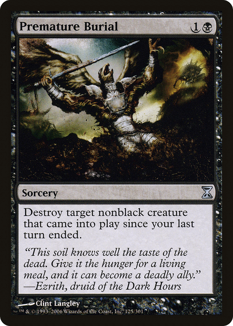 Premature Burial [Time Spiral] Foil