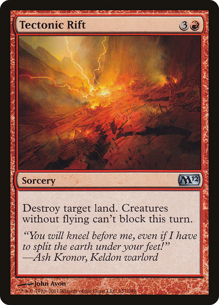 Tectonic Rift [Magic 2012] Foil