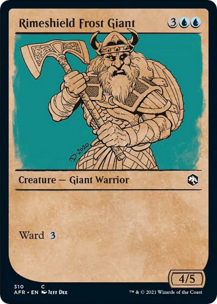 Rimeshield Frost Giant Showcase 310 (Adventures in the Forgotten Realms) 