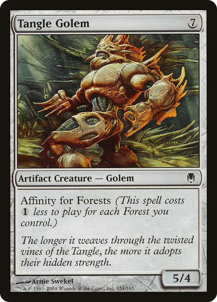 Tangle Golem [Darksteel] Foil