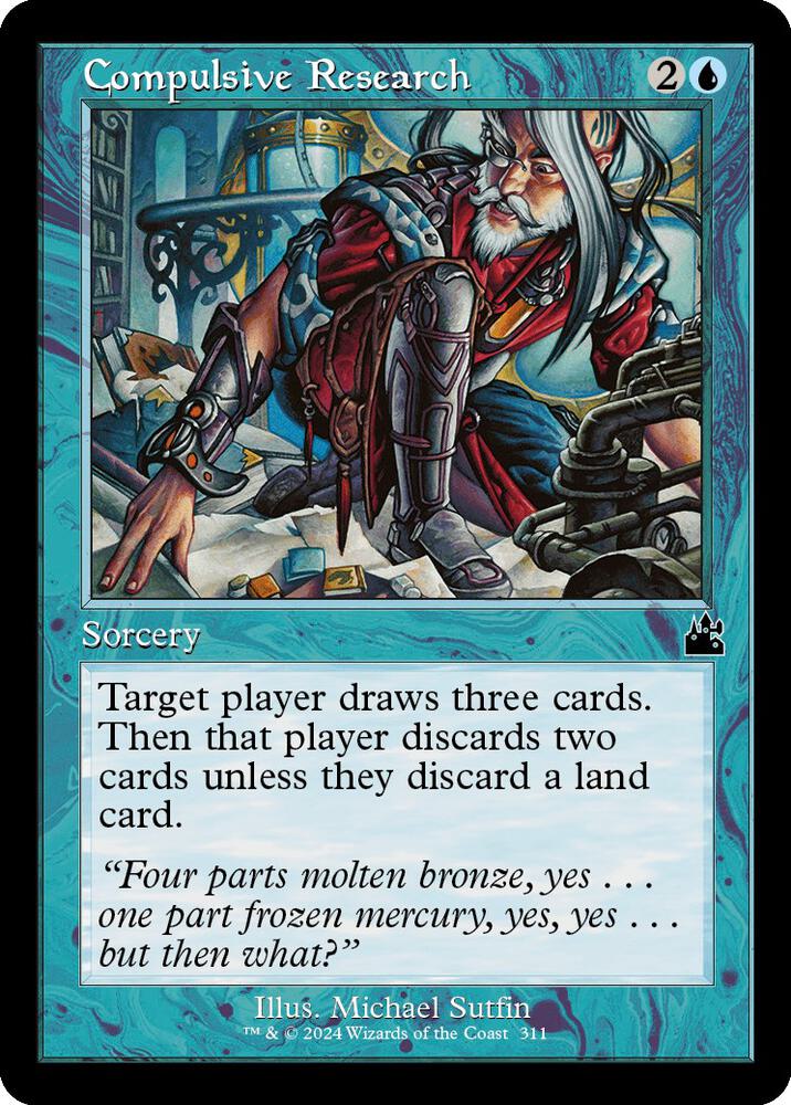 Compulsive Research 311/291 (Ravnica Remastered)  - Retro Foil