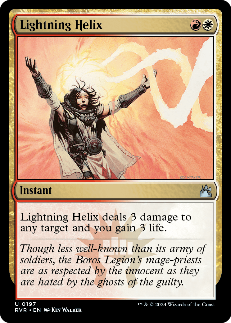 Lightning Helix [Ravnica Remastered] Foil