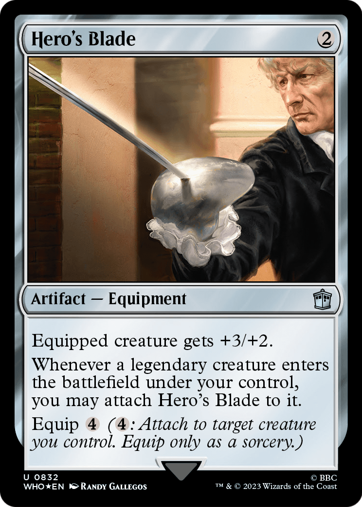 Hero's Blade (WHO-832) - Doctor Who Foil