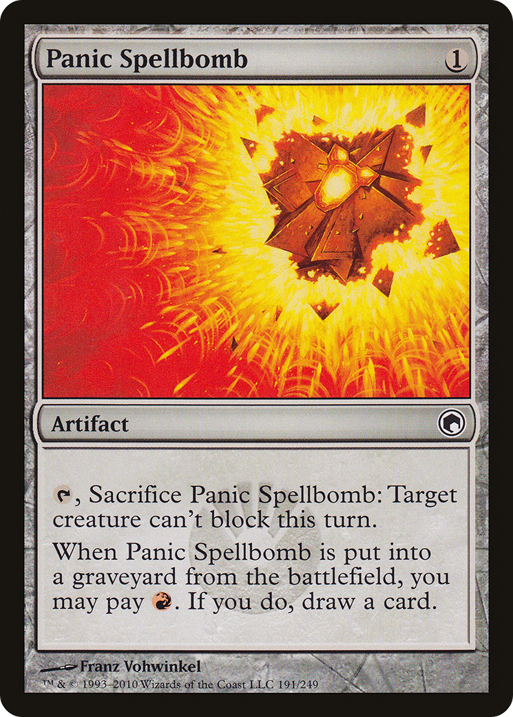 Panic Spellbomb [Scars of Mirrodin] Foil