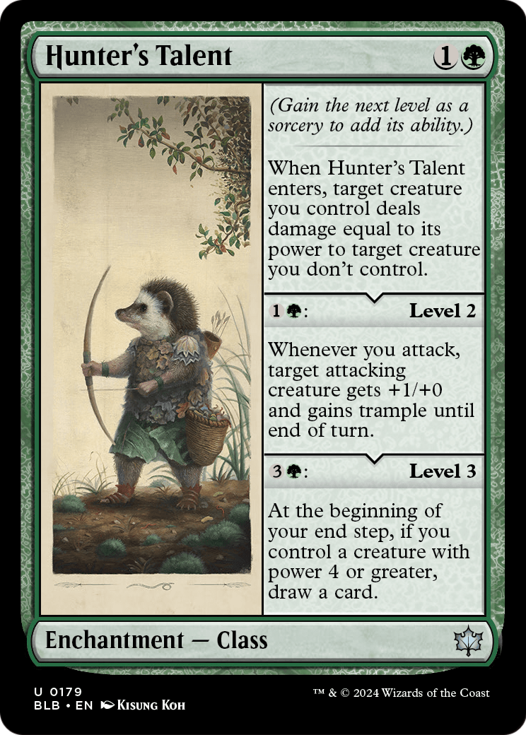 Hunter's Talent [Bloomburrow] Foil