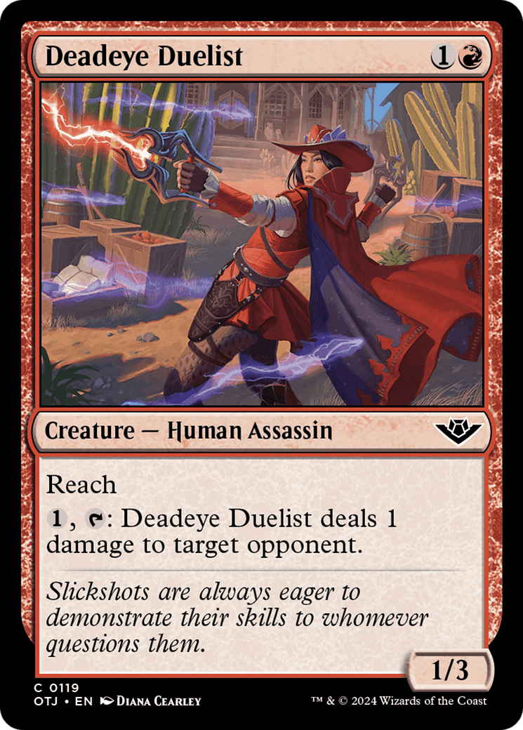 Deadeye Duelist [Outlaws of Thunder Junction] Foil