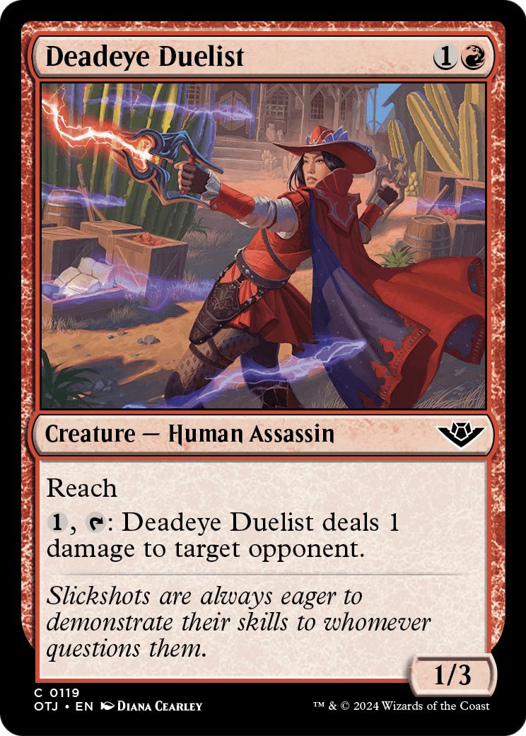 Deadeye Duelist [Outlaws of Thunder Junction] Foil