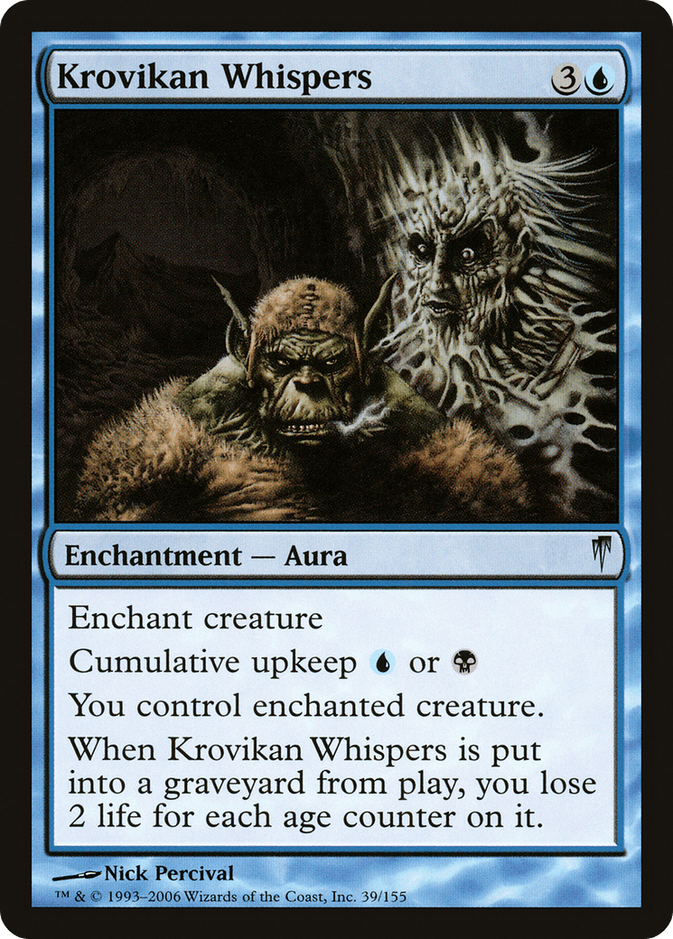 Krovikan Whispers [Coldsnap] Foil
