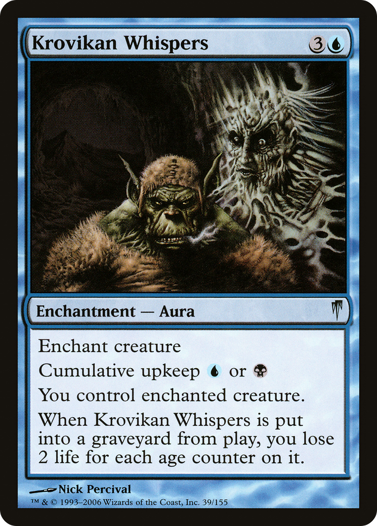 Krovikan Whispers [Coldsnap] Foil