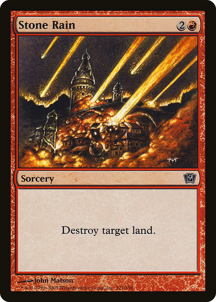 Stone Rain [Ninth Edition] Foil