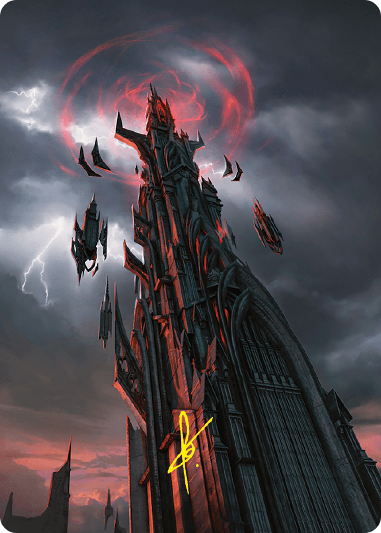 Barad-dûr // Barad-dûr (ALTR-054) - Tales of Middle-earth Art Series (Borderless) Foil