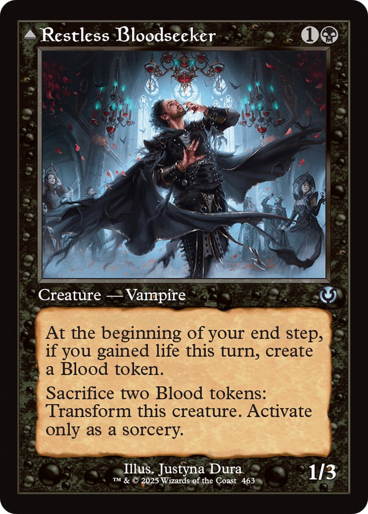 Restless Bloodseeker // Bloodsoaked Reveler (Retro Frame) (-463) [Innistrad Remastered]