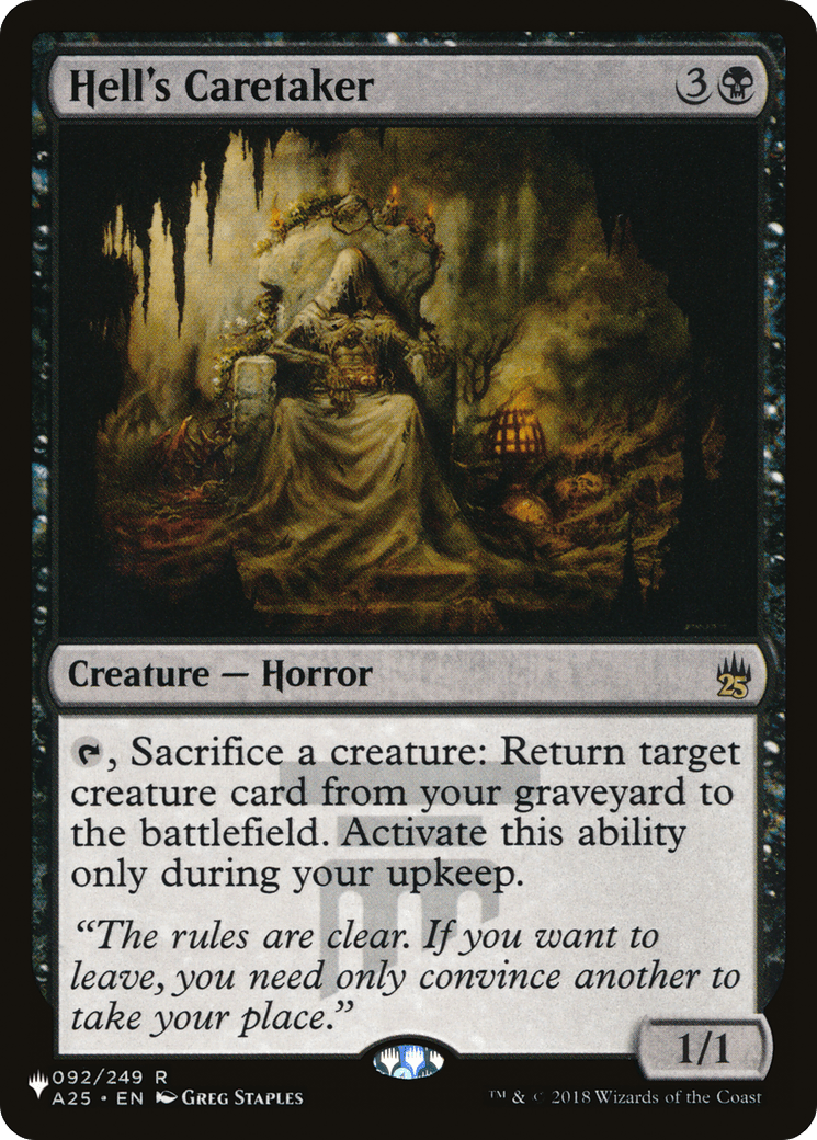 Hell's Caretaker |  (A25-92) [The List]