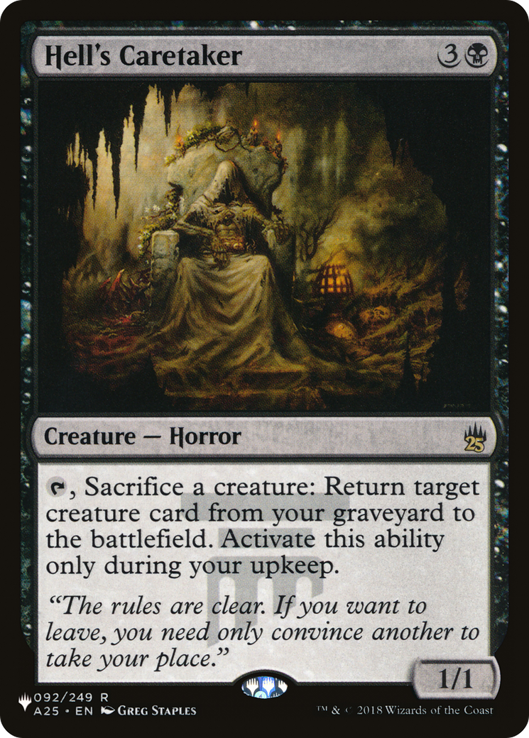 Hell's Caretaker |  (A25-92) [The List]