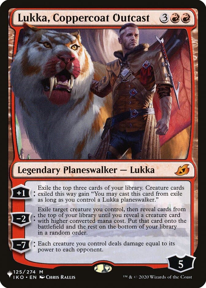 Lukka, Coppercoat Outcast |  (IKO-125) [The List]