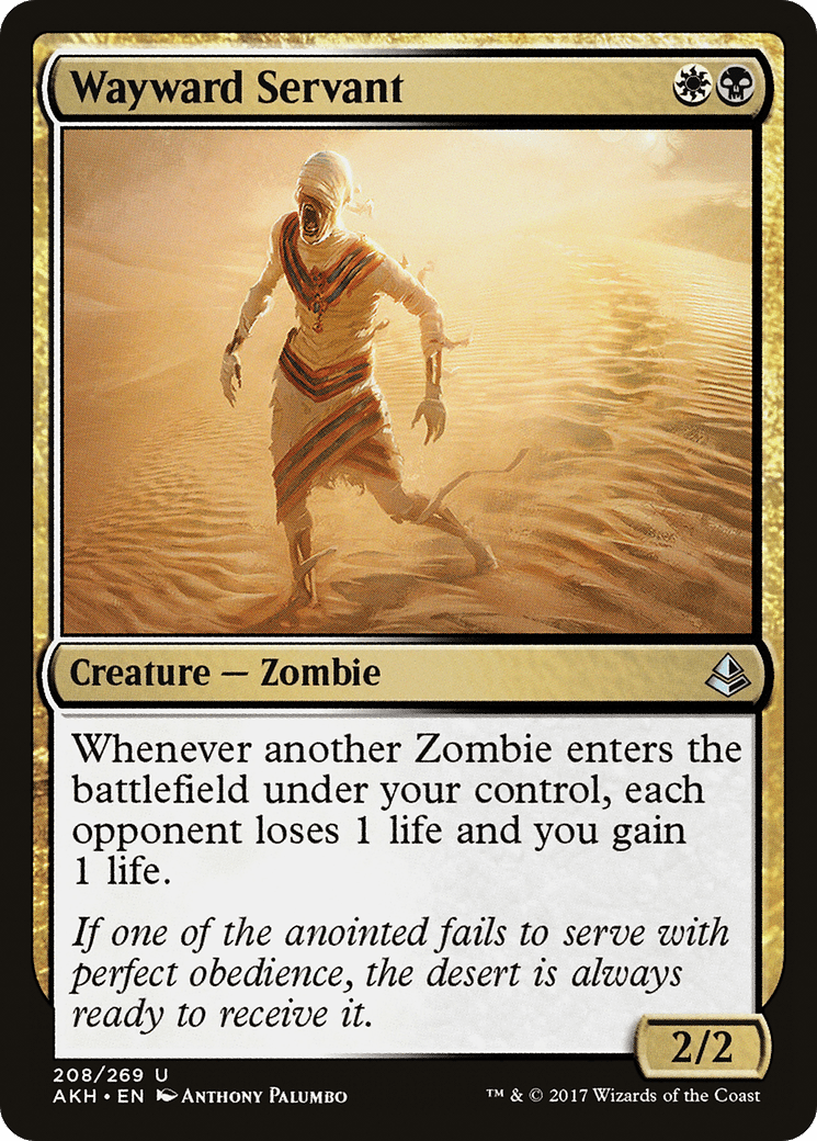 Wayward Servant [Amonkhet] Foil