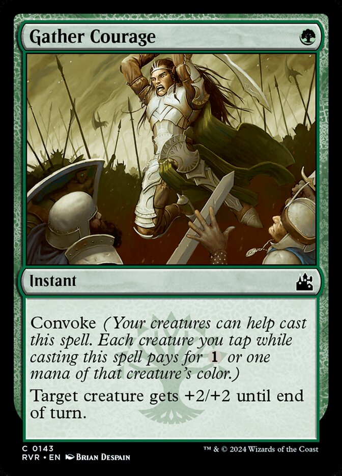Gather Courage 143/291 (Ravnica Remastered)  - Foil
