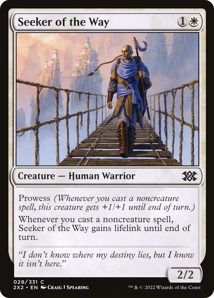 Seeker of the Way [Double Masters 2022] Foil