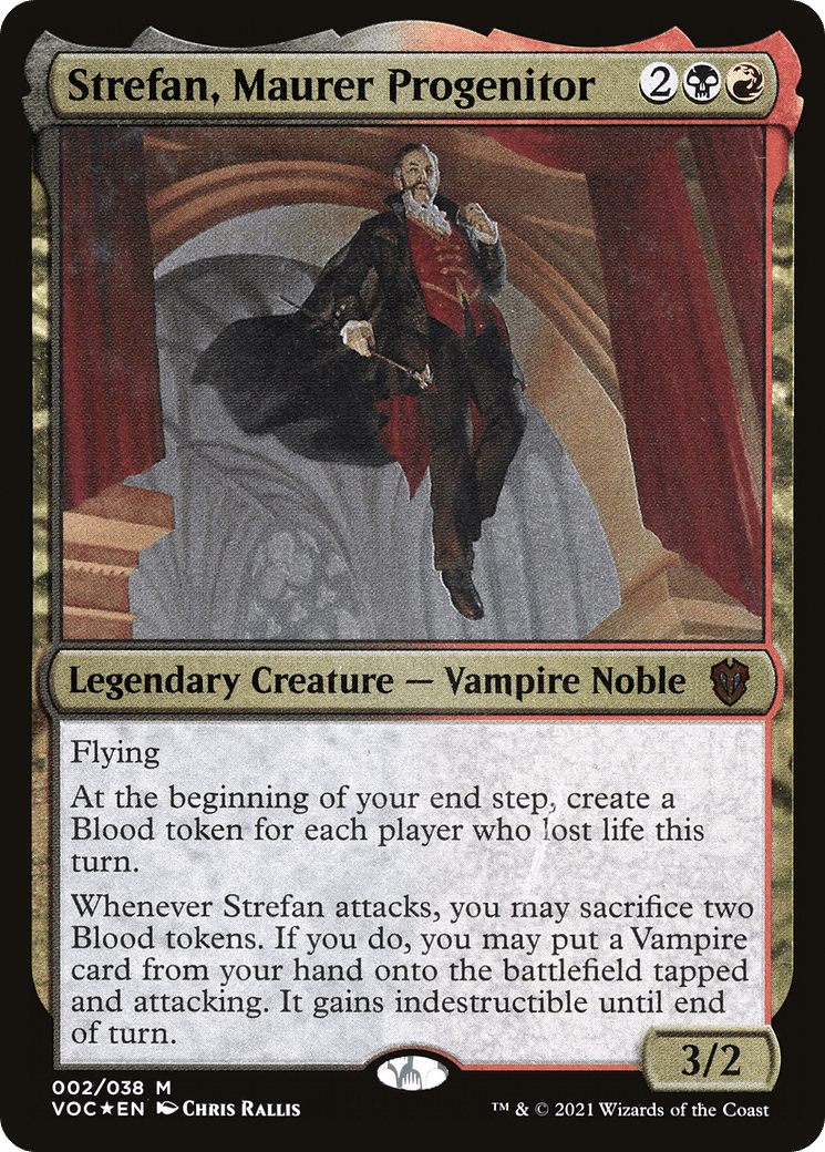 Strefan, Maurer Progenitor (002) [Crimson Vow Commander Display Commanders]  Foil