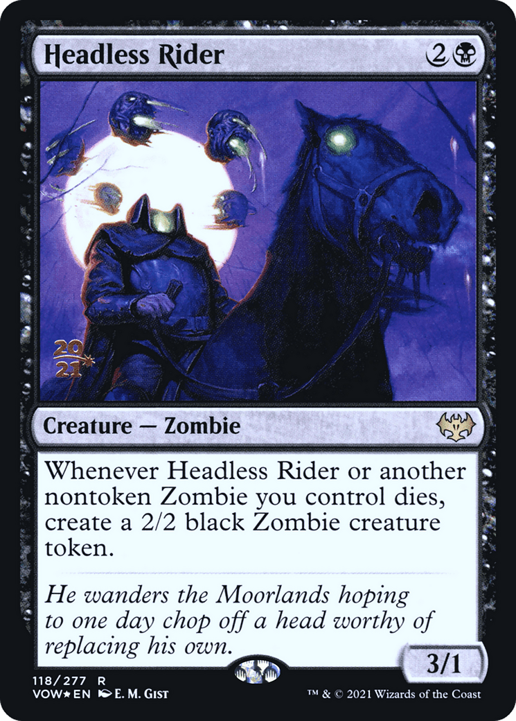 Headless Rider [Innistrad: Crimson Vow Prerelease Promos]