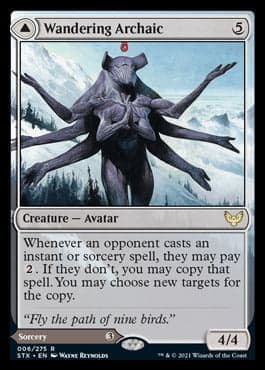 Wandering Archaic // Explore the Vastlands [Strixhaven: School of Mages] Foil